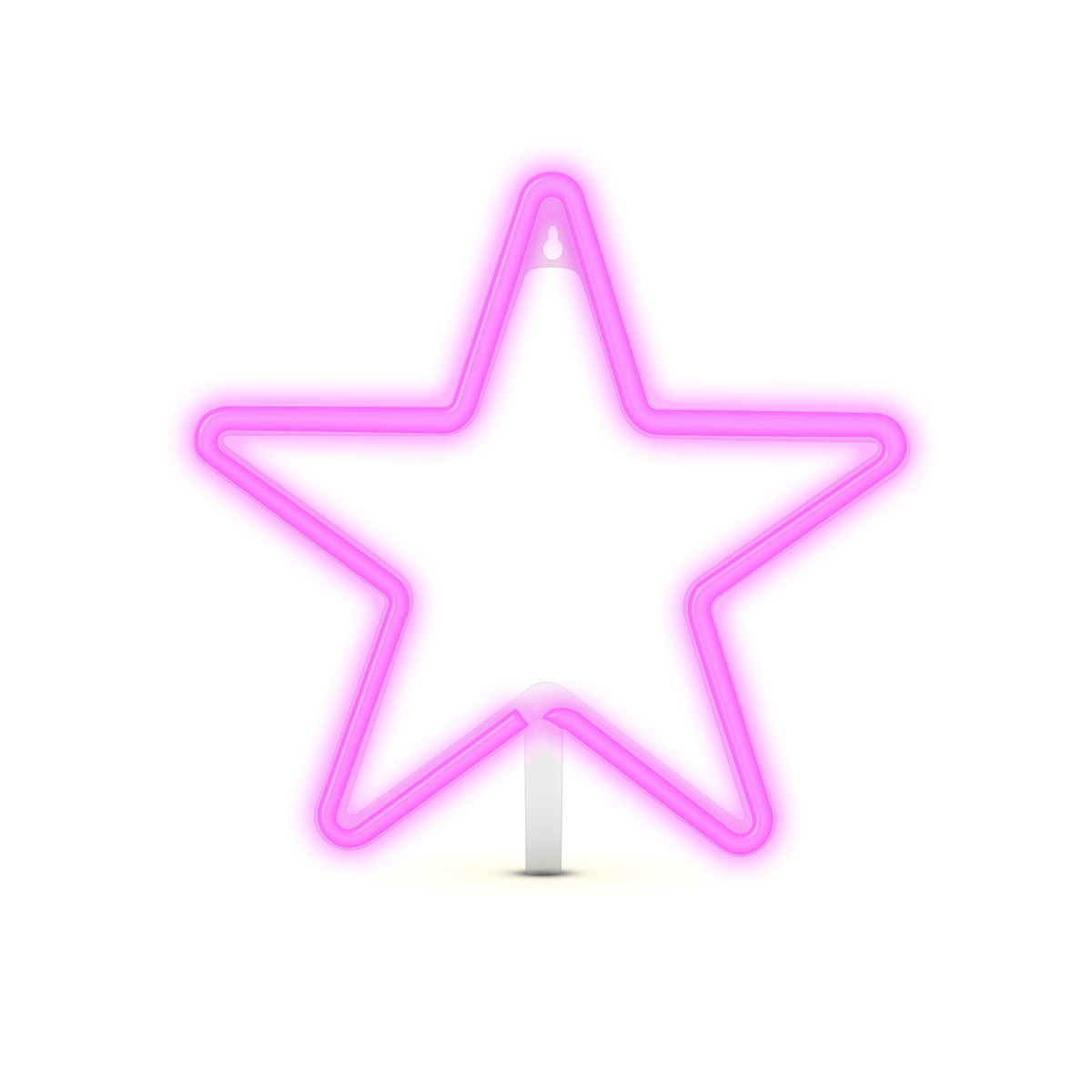 LUZ NEÓN ESTRELLA Fucsia - detallada