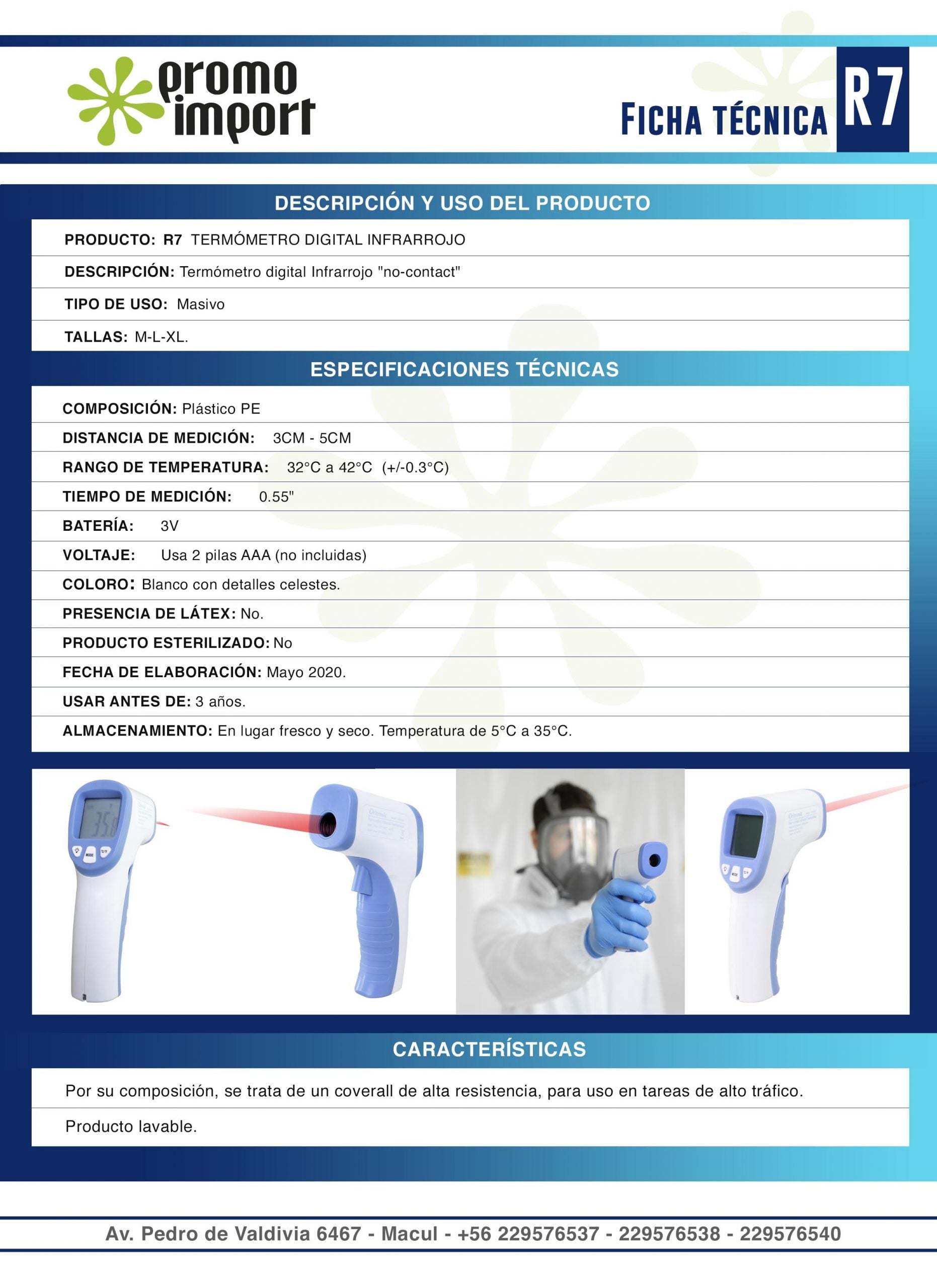 Termómetro digital Infrarrojo (6)