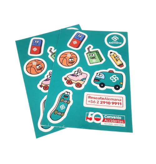 Hoja Stickers personalizada