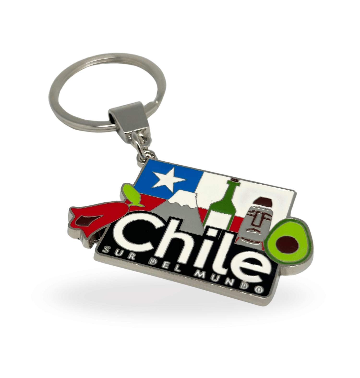 Llavero metálico Chile (1)