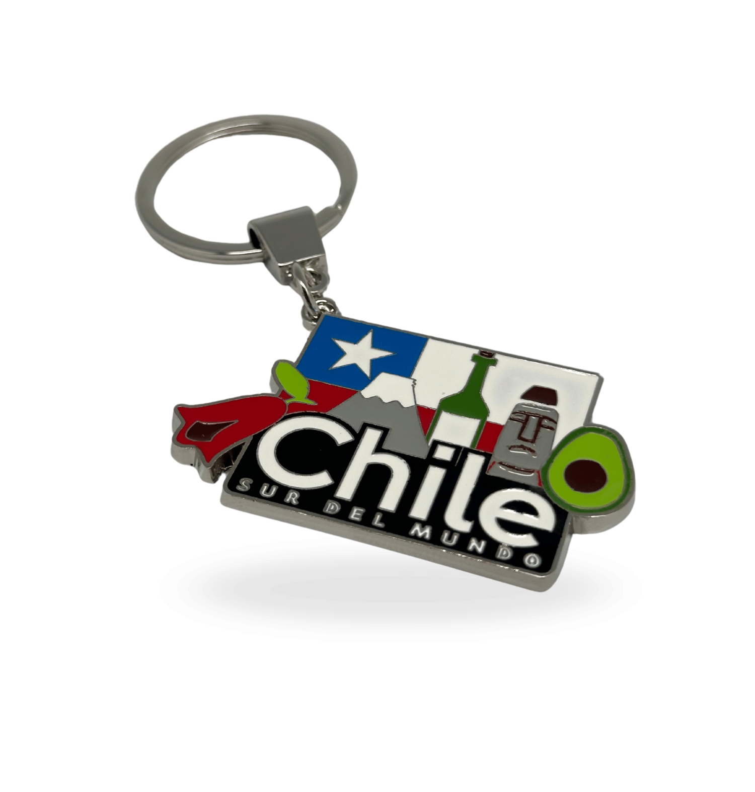 Llavero metálico Chile (2)