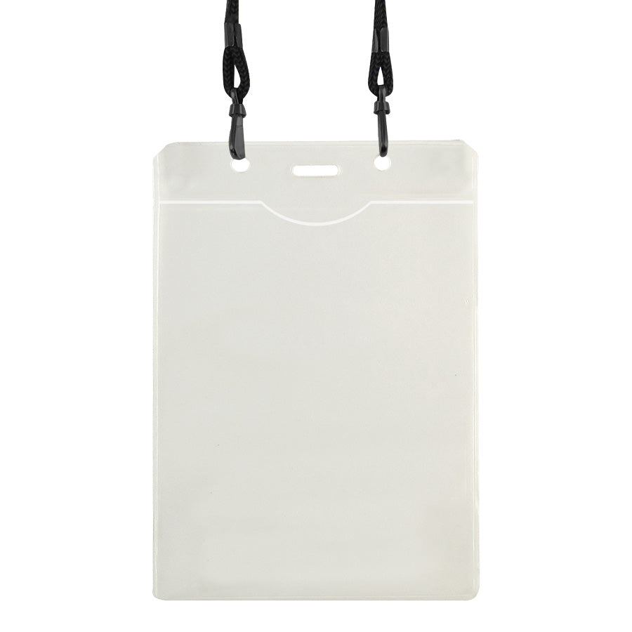 PortaCredencial con Colgador Negro (2)