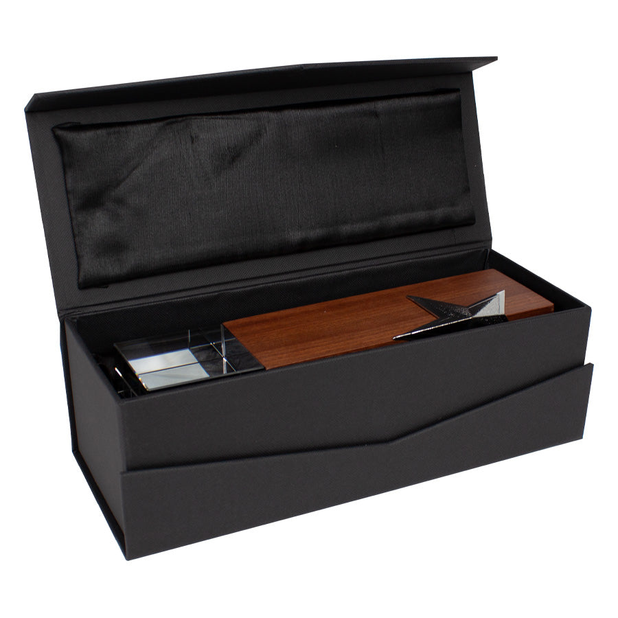 Trofeo de Madera y Cristal Silver Star (4)