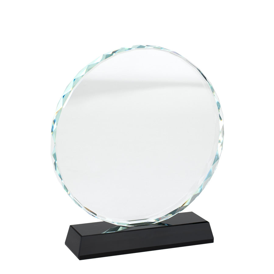 Trofeo Galvano de Cristal Prisma