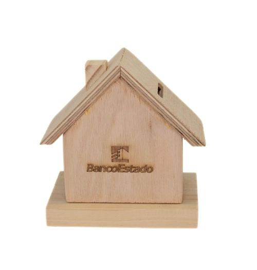 Alcancía Madera Banco Estado