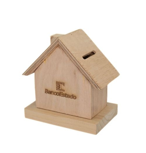 Alcancía Madera Banco Estado