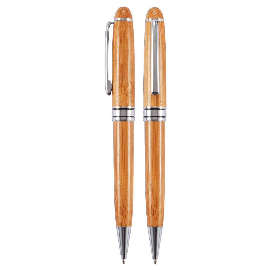 Set Bolígrafo Estuche de Bamboo (2)