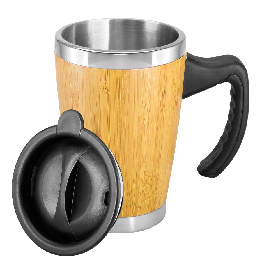 Mug de Bamboo con Asa Plástica 400cc (2)