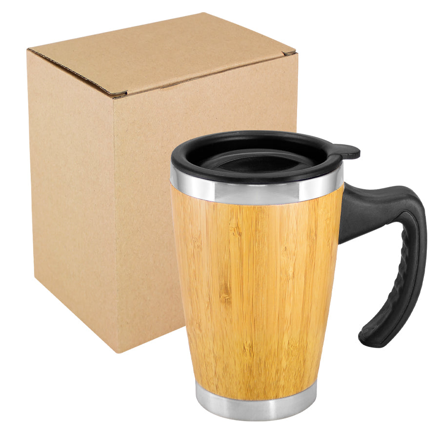 Mug de Bamboo con Asa Plástica 400cc (3)