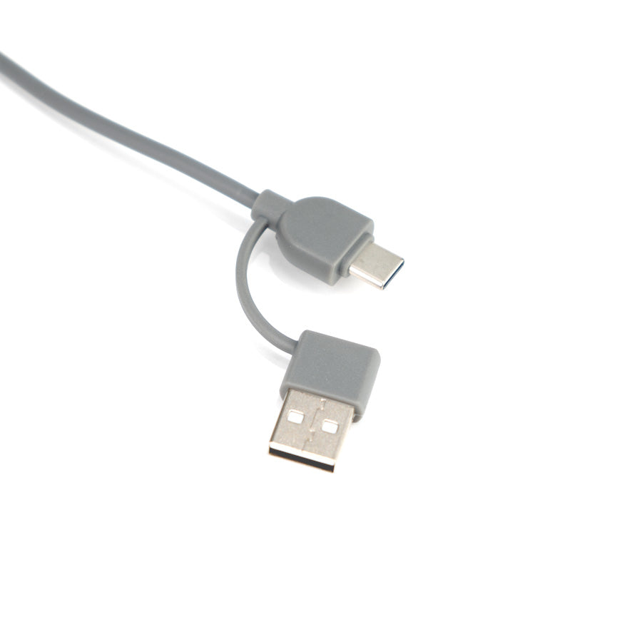 Connect Multicargador 4 en 1 de Bamboo con llavero (3)