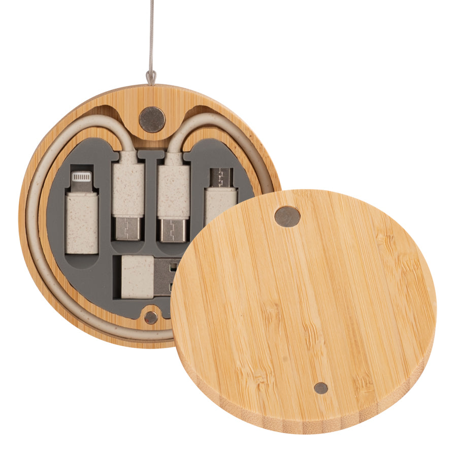 Connect Multicargador 6 en 1 de Bamboo y Trigo (2)
