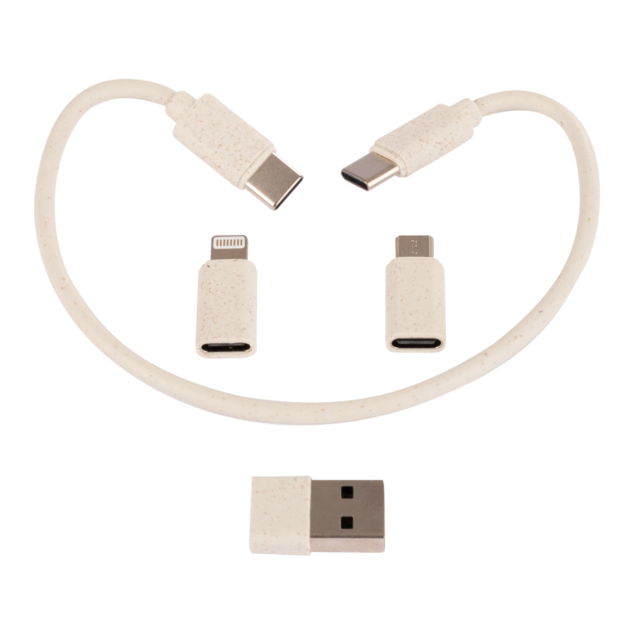 Connect Multicargador 6 en 1 de Bamboo y Trigo (5)