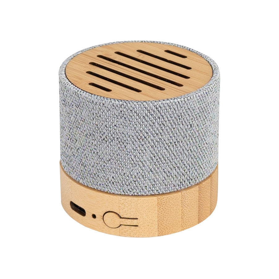 Parlante Altavoz de Bamboo y tela RPET TRUE (4)