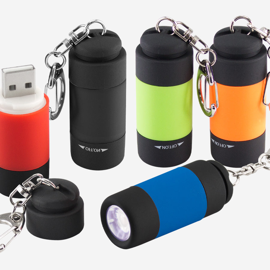 LlaveroLinterna LED Cargador USB