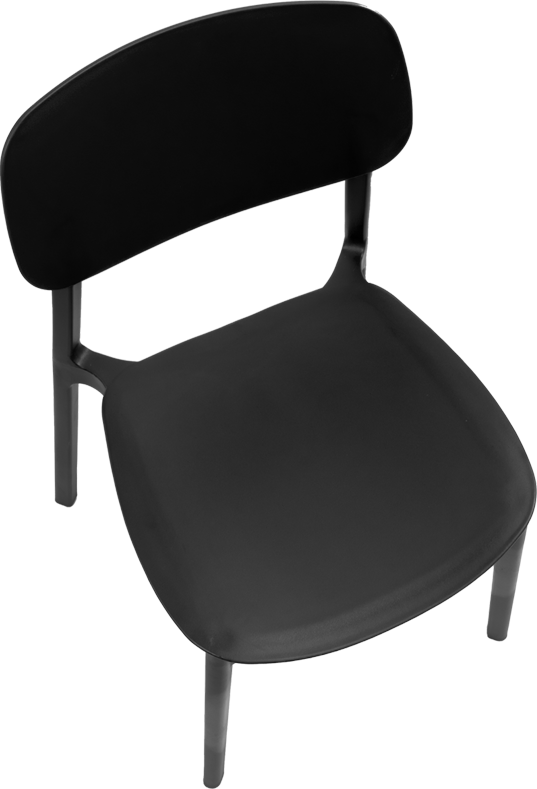 Silla apilable de plástico rígido MARVIN (33)