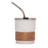 Vaso Térmico metálico CAMP 300cc con Bombilla y Grip de Madera (2)