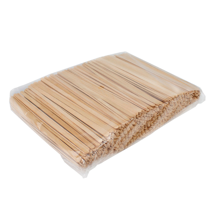 Bolsa con 1000 palitos revolvedores de madera de Pino (4)