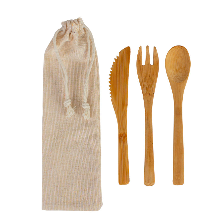 Set de 3 cubiertos de Bamboo (2)