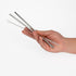 Set Bombillas metálicas en estuche de Lino (5)