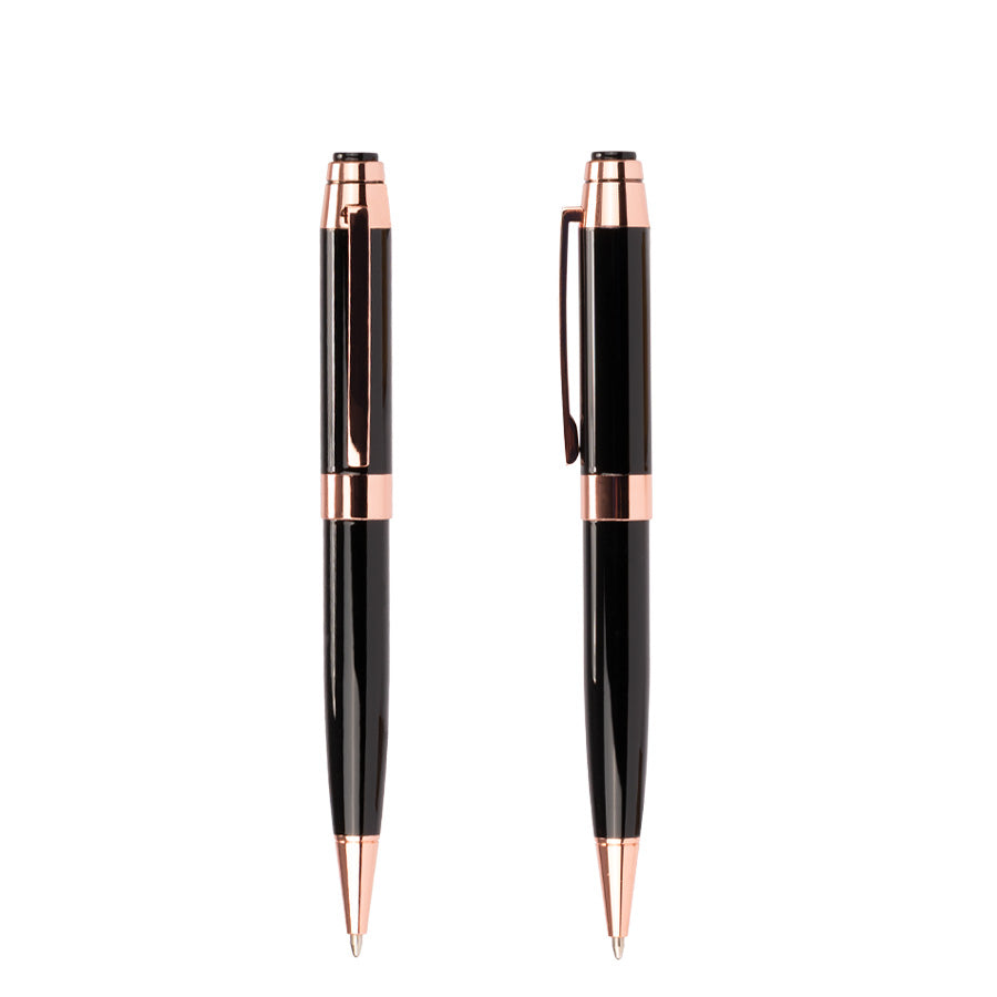 Set de Escritura THORTON negro con detalles encobrizados (2)