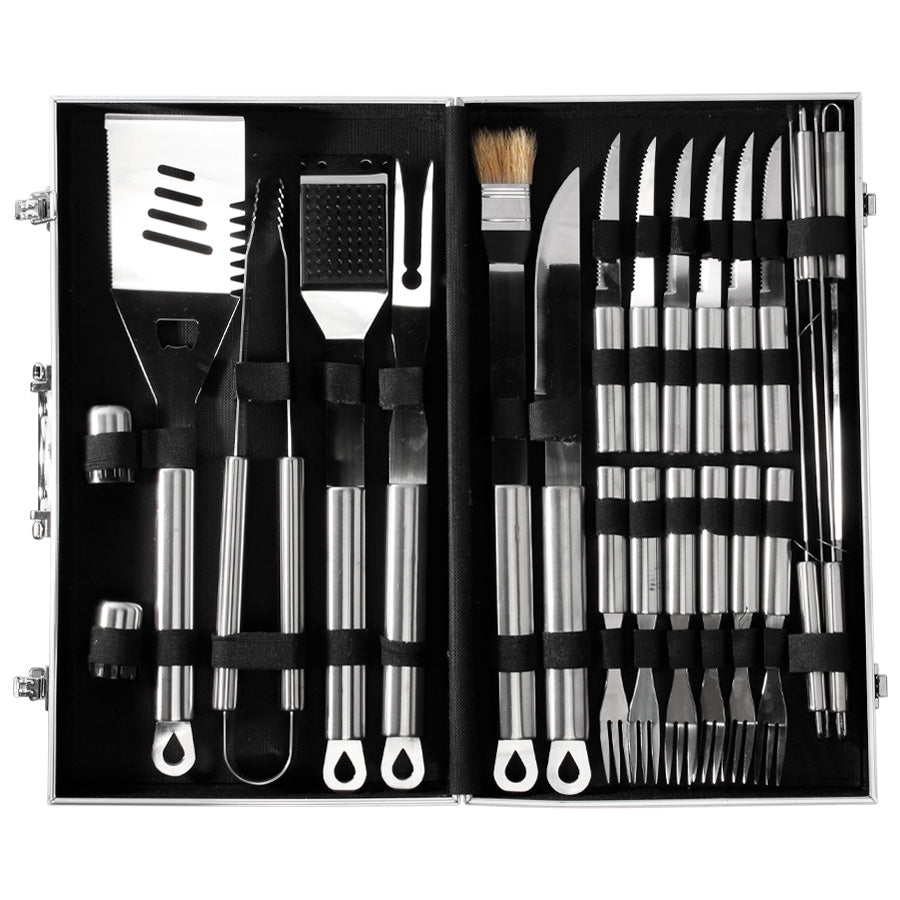 Deluxe BBQ Set Metálico de 24 piezas (6)