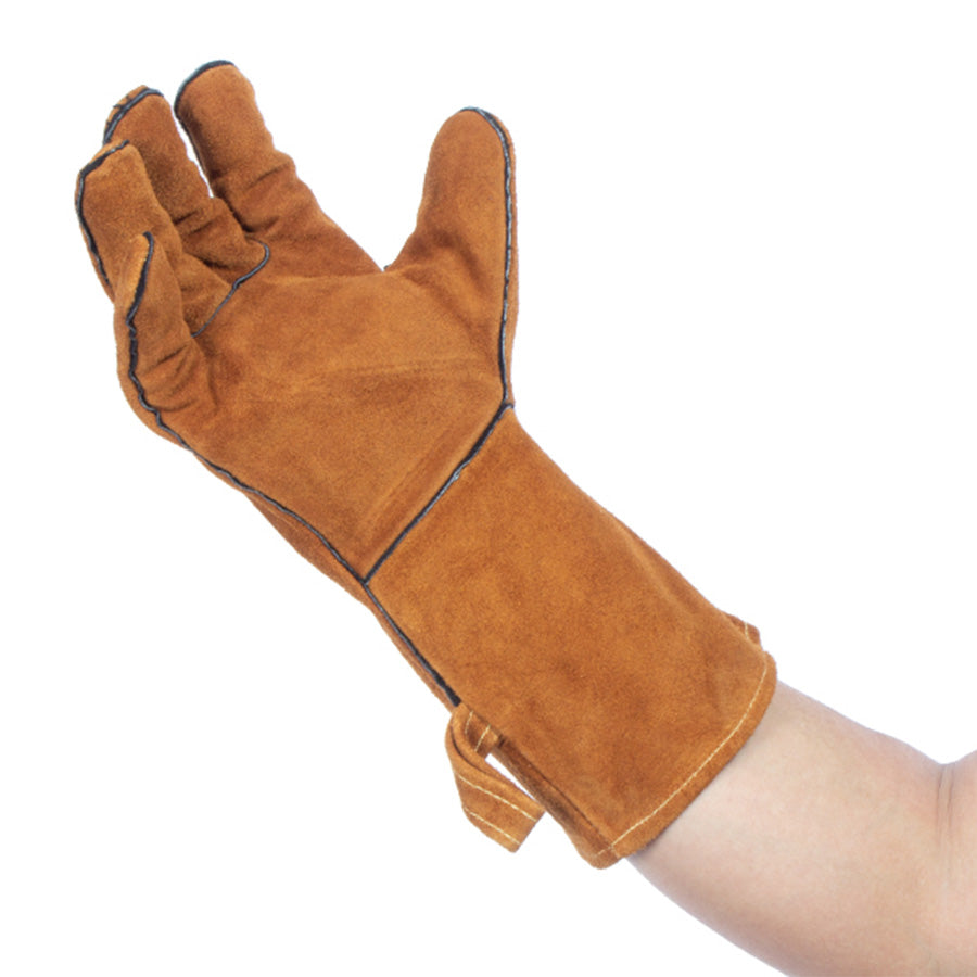 Par de Guantes de Cuero Gamuza (6)