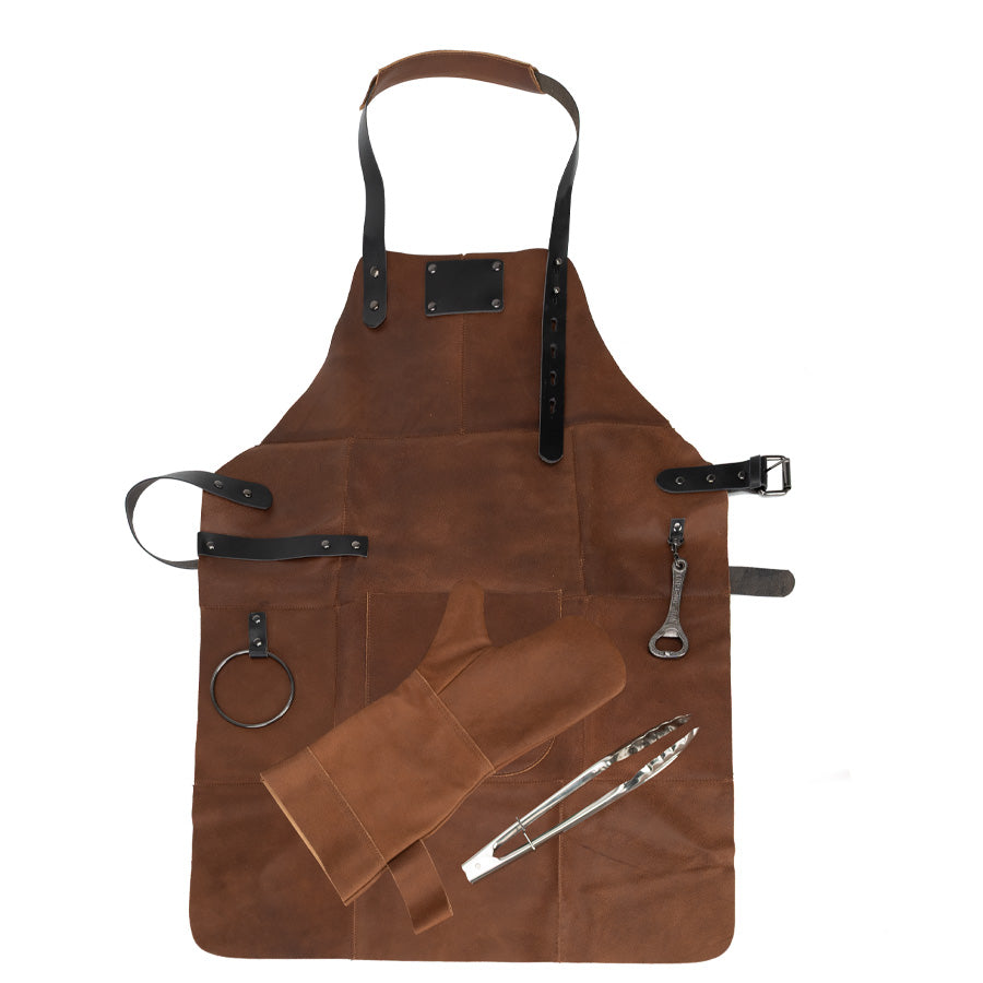 Set Asador de Gamuza de Búfalo (5)