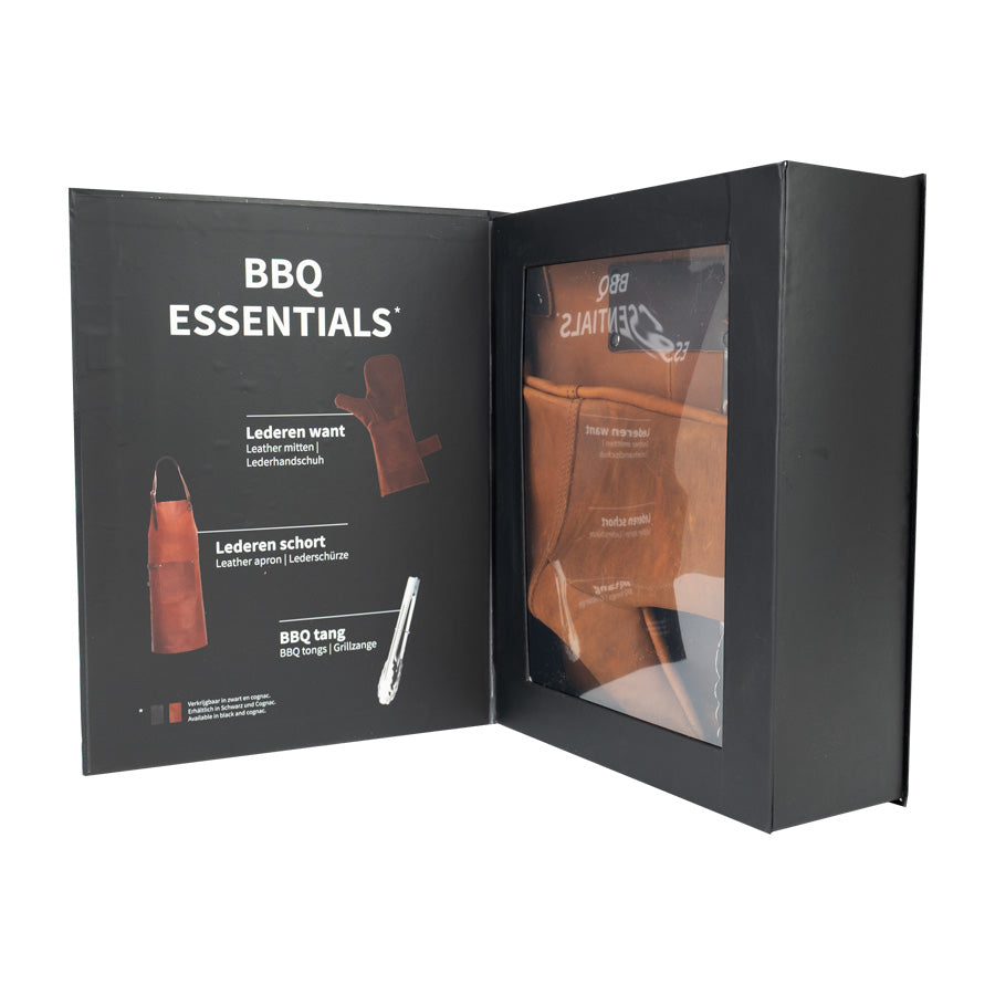Set Asador de Cuero de Búfalo (9)