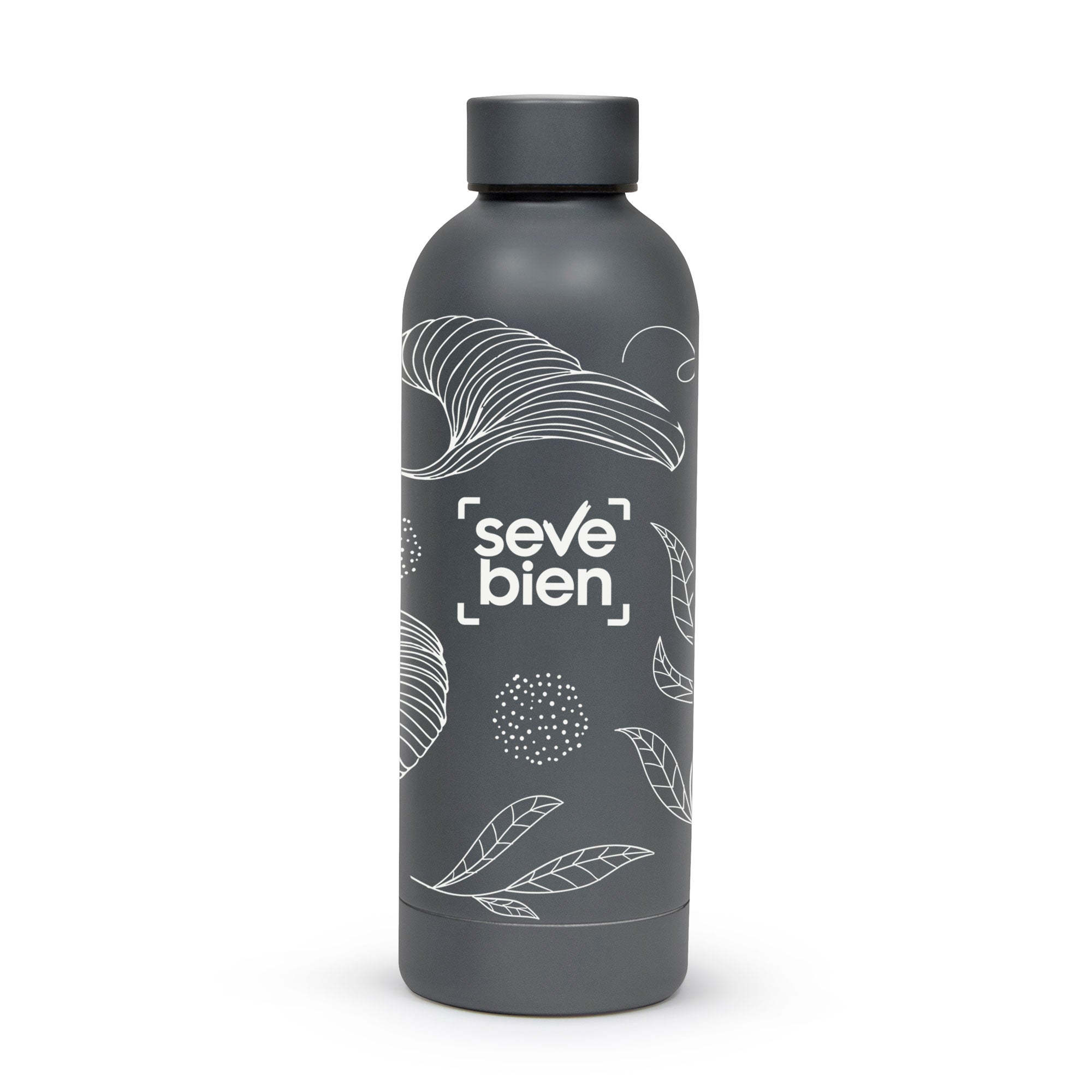 BOTELLA TÉRMICA INOX Gris Oscuro