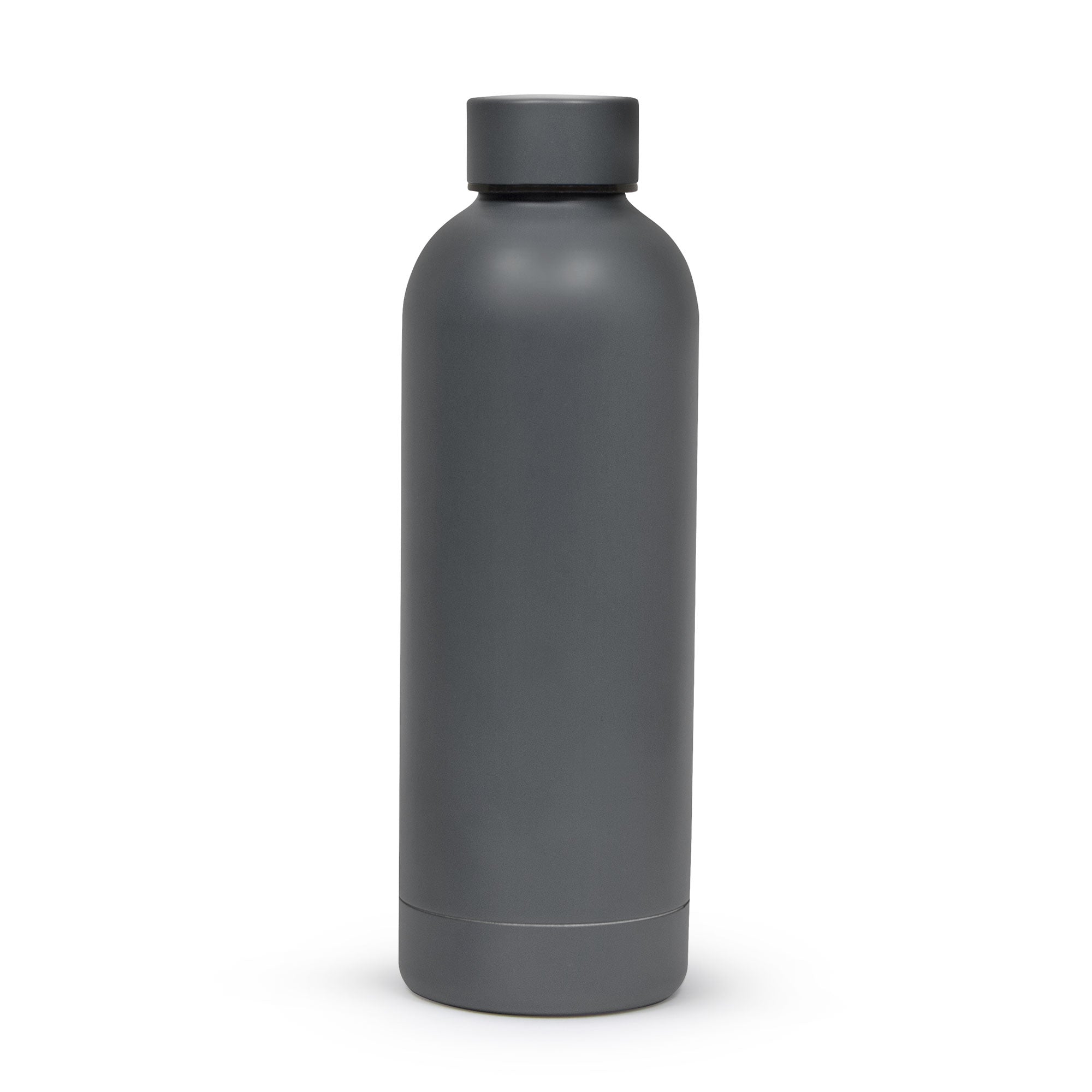 BOTELLA TÉRMICA INOX Gris Oscuro - detallada