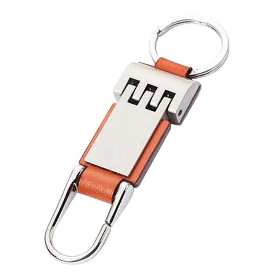 Llavero de Metal EcoCuero Premium