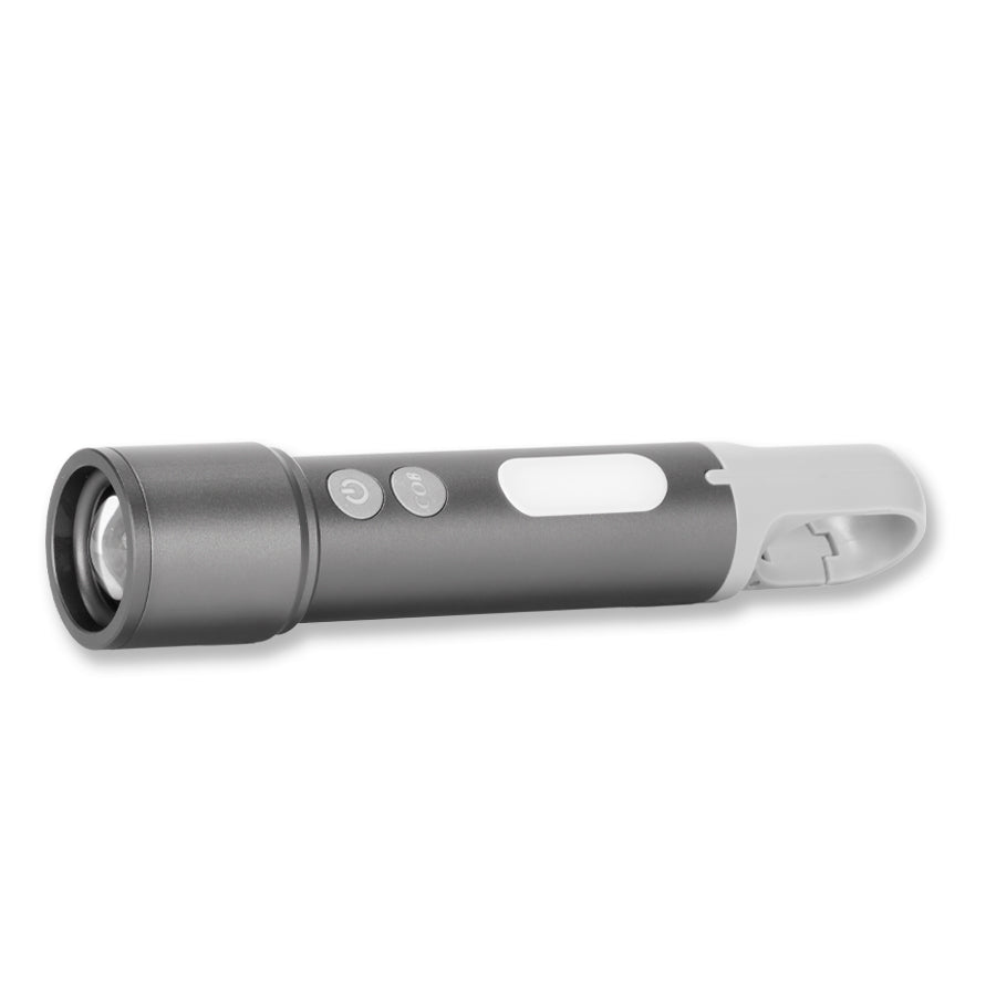 USB Linterna Táctica y lámpara recargable HOOK 15en1 (5)