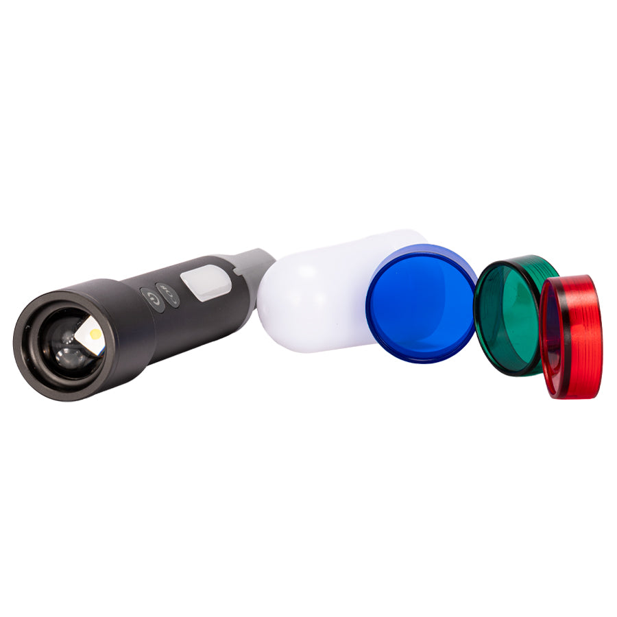 USB Linterna Táctica y lámpara recargable HOOK 15en1 (3)