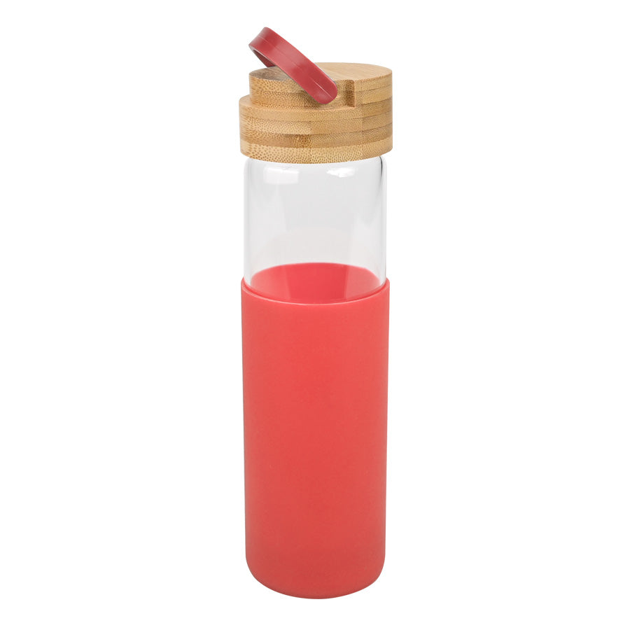 Botella de Vidrio con funda de silicona 600cc (4)