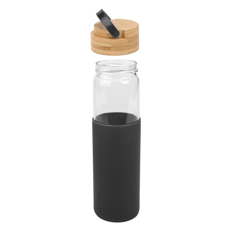 Botella de Vidrio con funda de silicona 600cc (9)