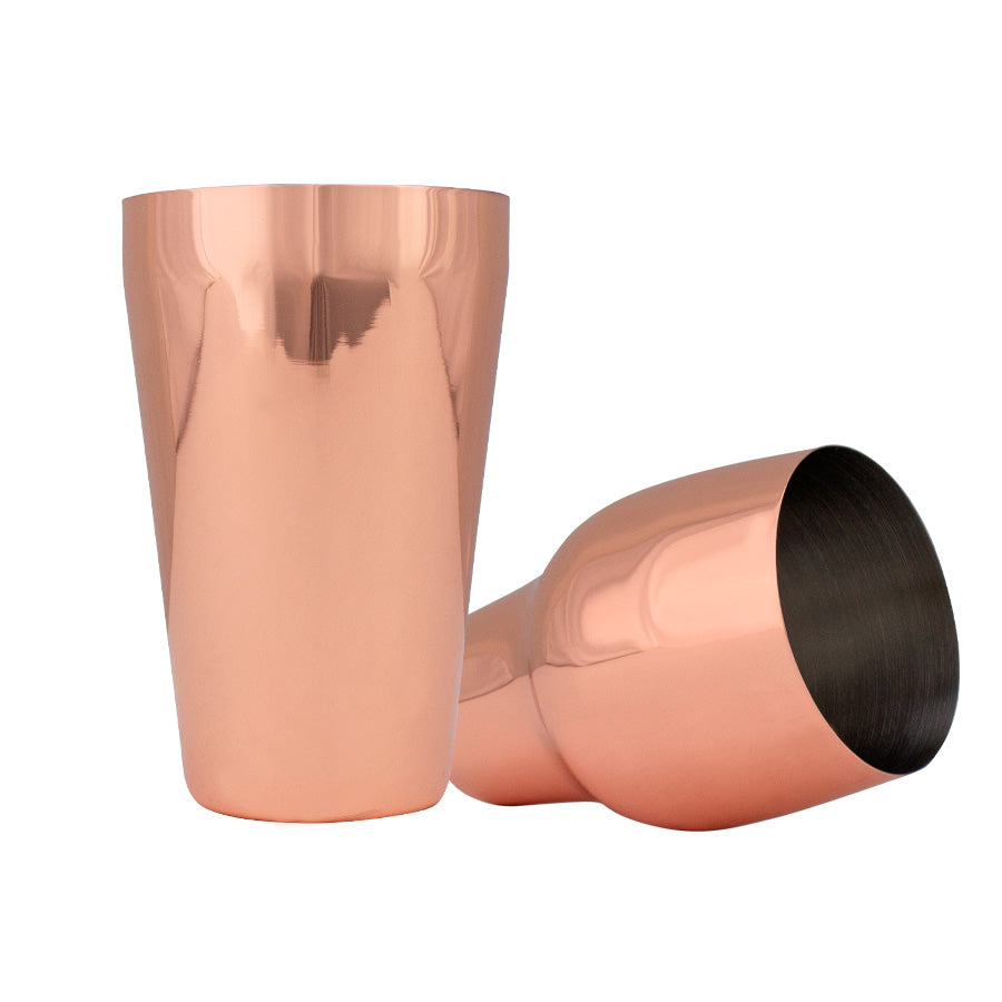 Set de Cóctel metálico Encobrizado (2)