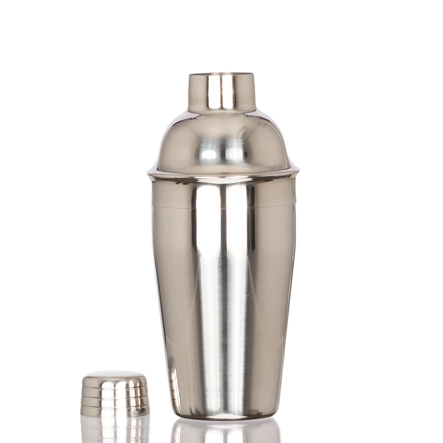Coctelera metálica plateada SILVER 500cc (2)