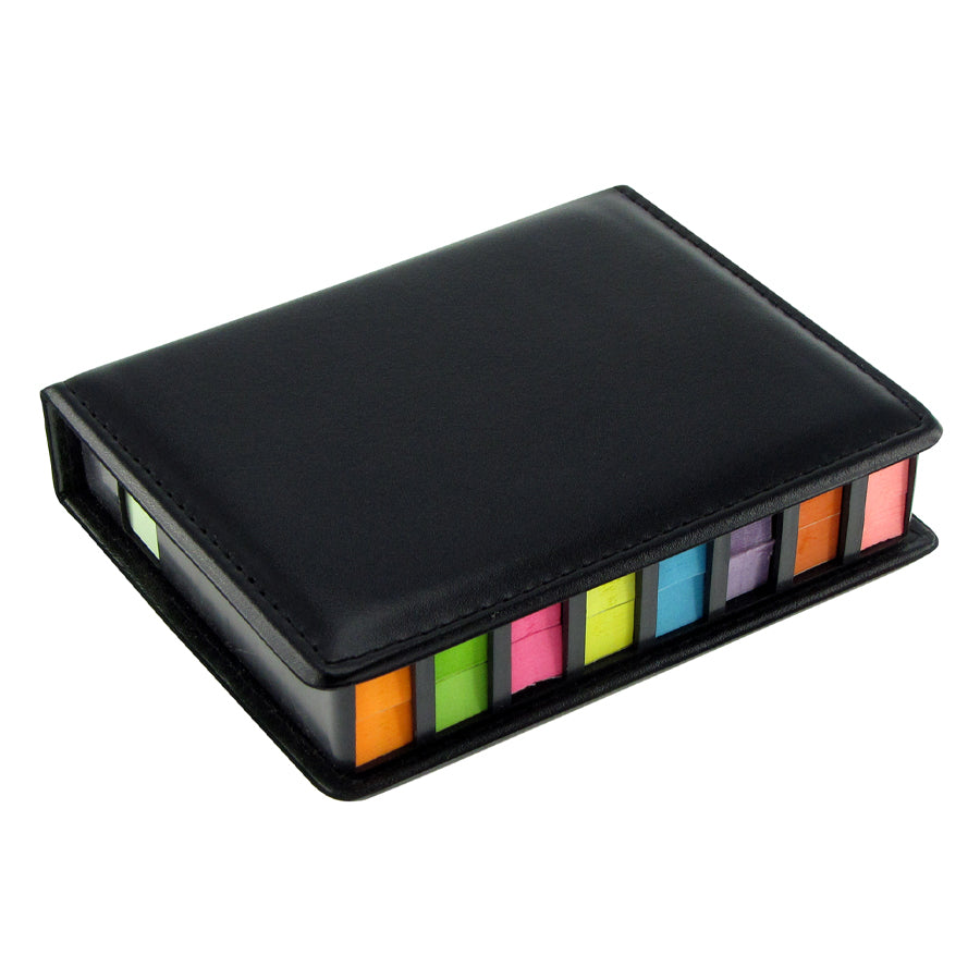 Set de Notas Adhesivas de PU Negro (2)