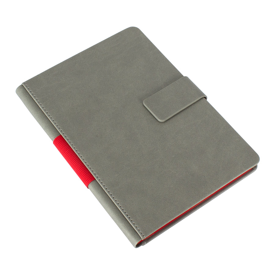 Cuaderno Gris cierre imantado (5)