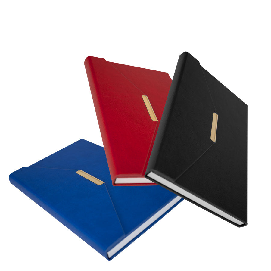 Deluxe Cuaderno  de PUecocuero con cierre imantado ENVELOPE