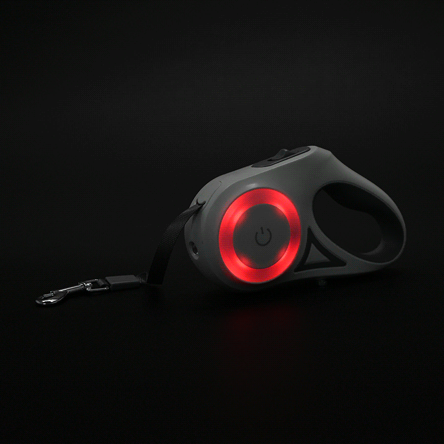 Correa extensible de 3mts para mascota con linternas LED (7)