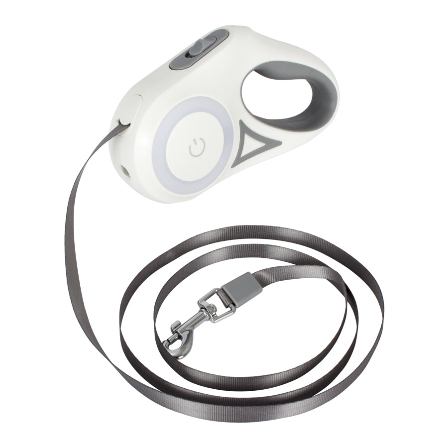 Correa extensible de 3mts para mascota con linternas LED (2)