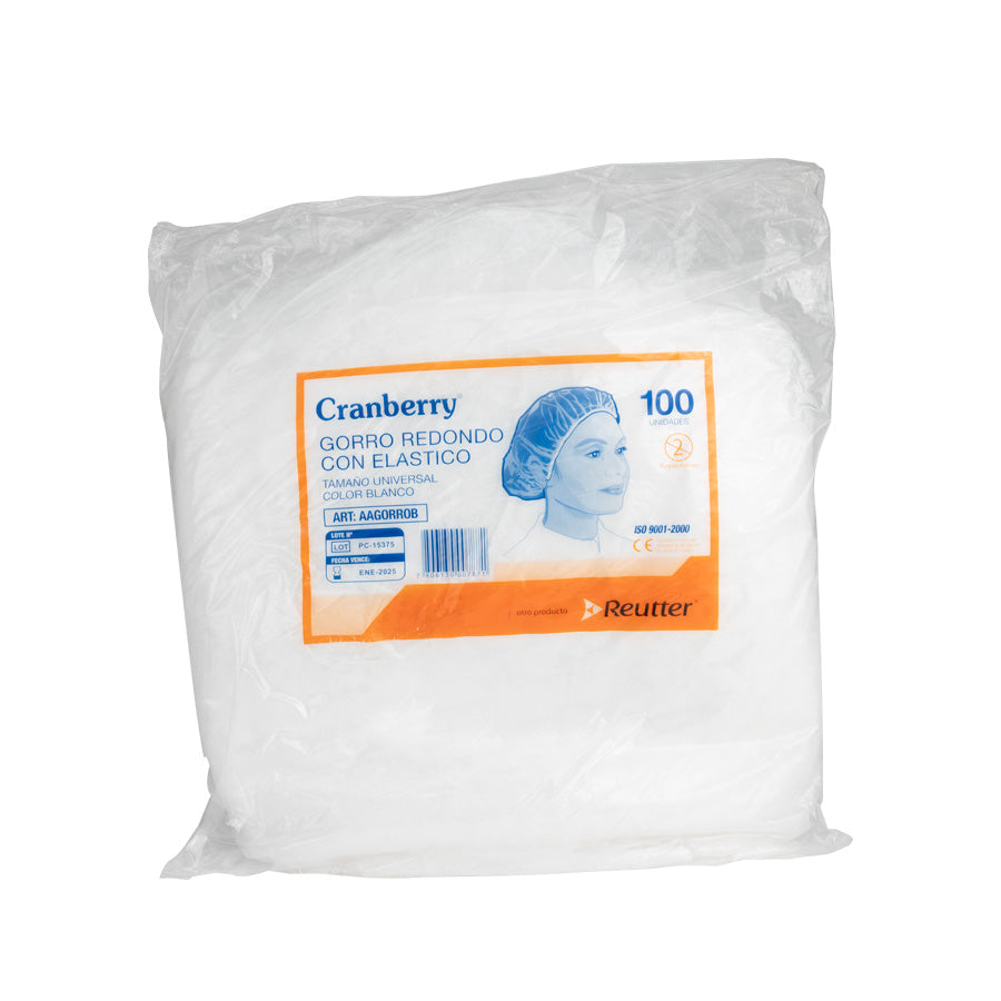 Set de 100 cofias gorros desechables de 20gm2 (2)
