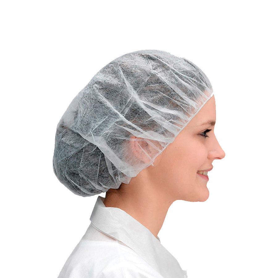 Set de 100 Cofias Gorros Desechables 30gm2