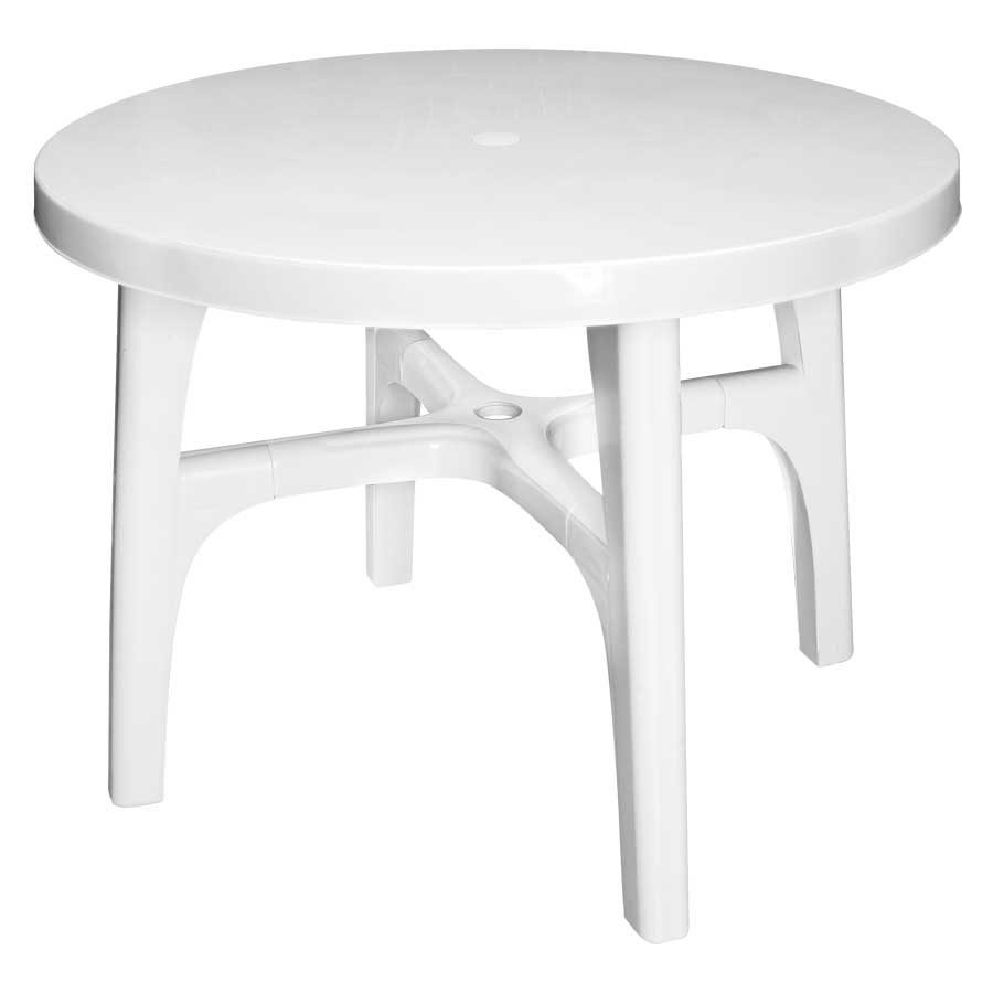 Mesa Plástica Redonda (2)