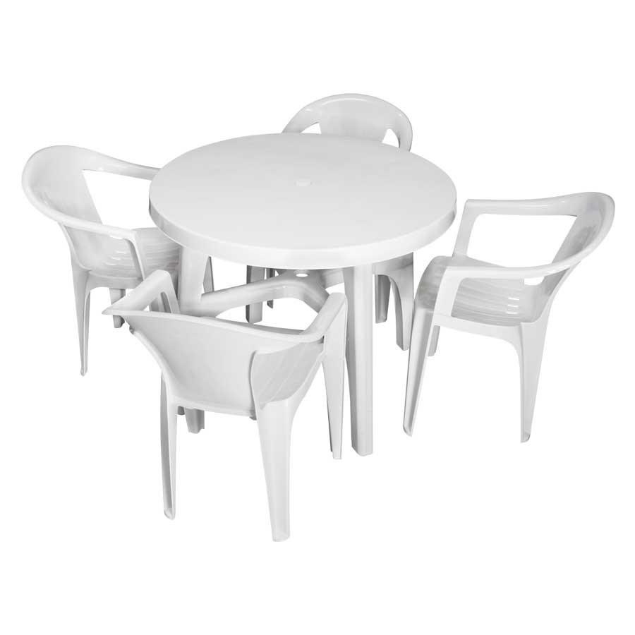 Mesa Plástica Redonda (7)
