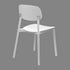Silla apilable de plástico rígido MARVIN (5)