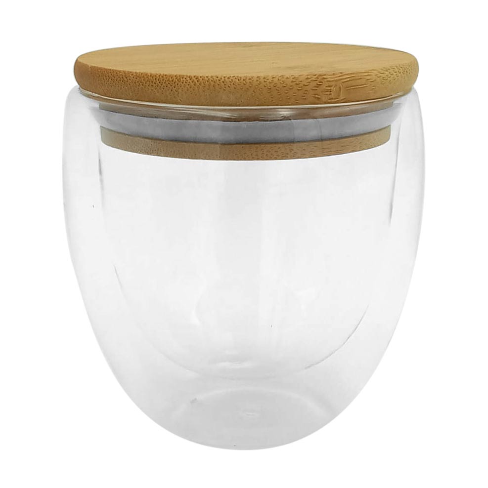 Taza doble vidrio Colombia Transparente - detallada