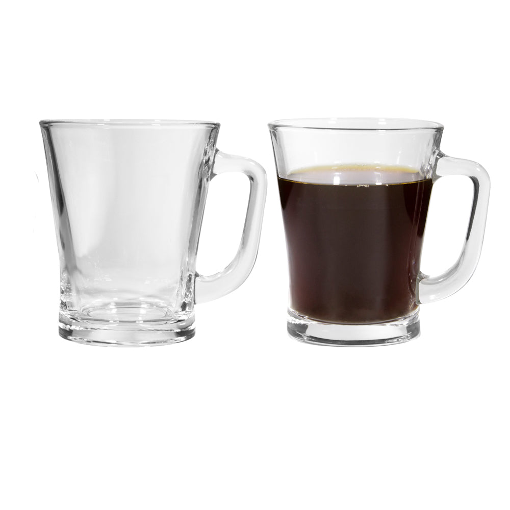 SET DE TAZAS SANTA MARTA Transparente - detallada