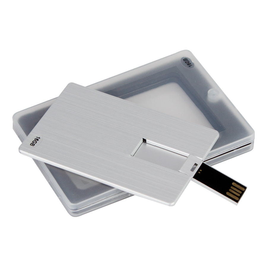 USB Pendrive 16GB Credit Card plateado (5)
